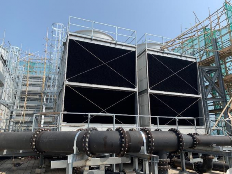 The installation of a backup cooling tower system is expected to increase the overall plant efficiency and save an estimated 1.8 million kWh annually.